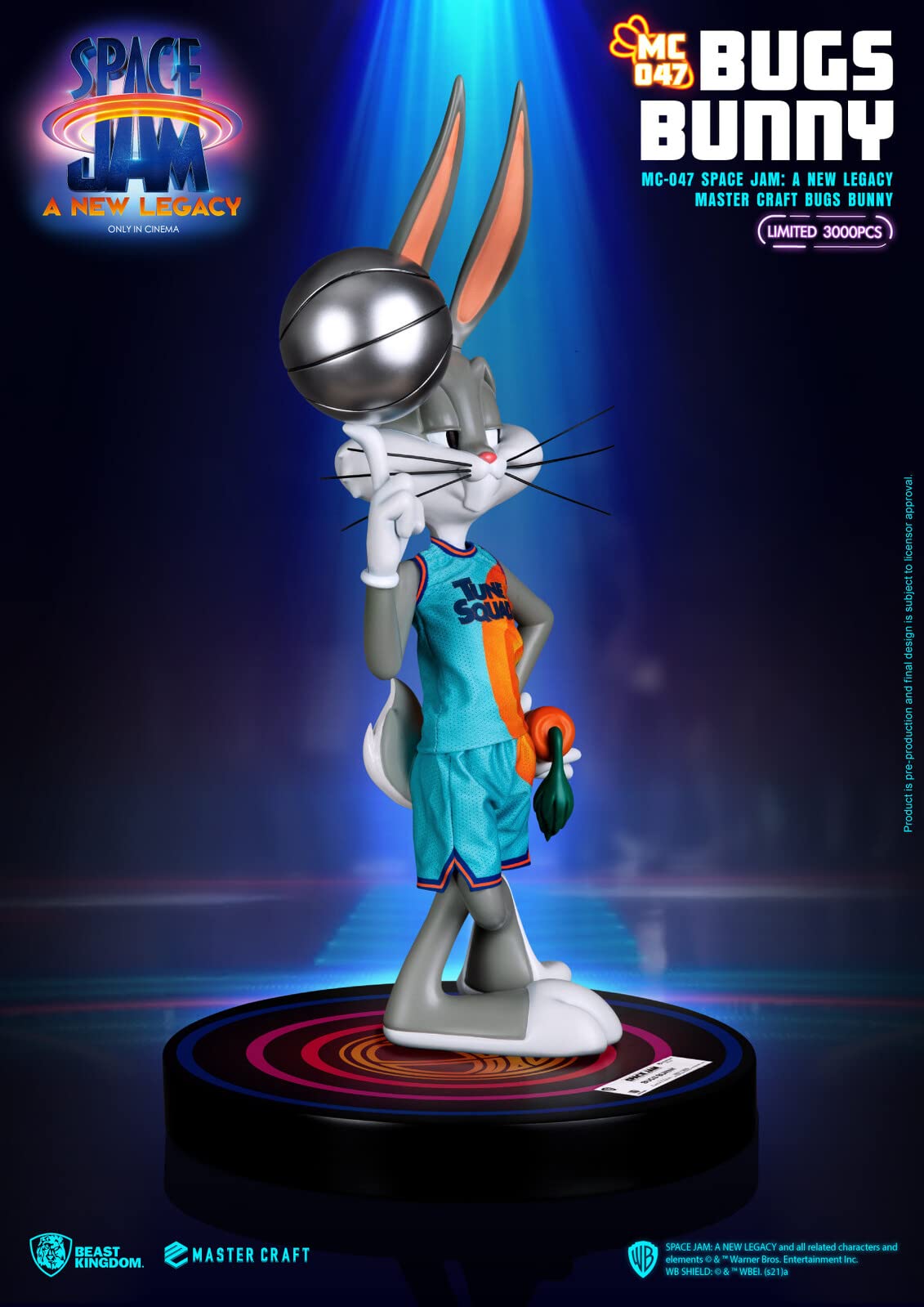 Amazon.com: Beast Kingdom Space Jam: A New Legacy: Bugs Bunny MC